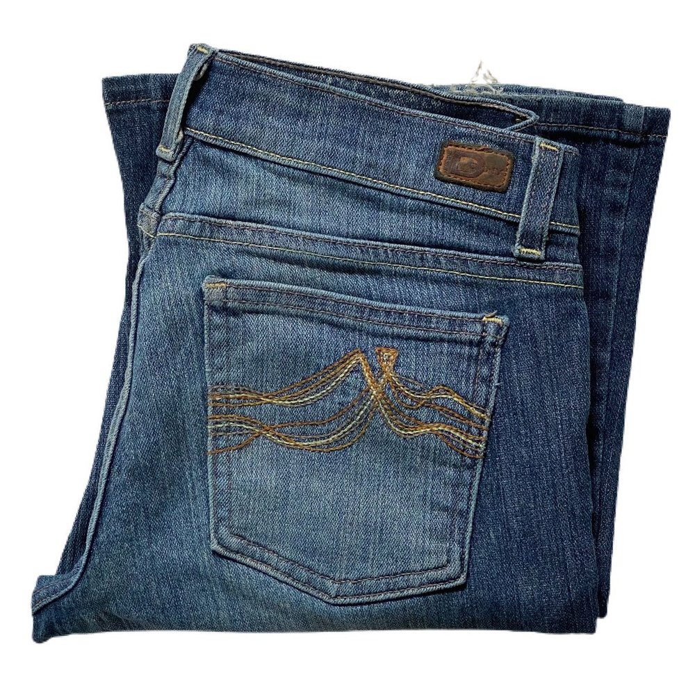 DKNY Times Square Flare Womens Jeans Size 5R - Picture 6 of 11